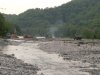 (2009.05.21) Незаконная добыча гравия в русле реки Шахе (г.Сочи)